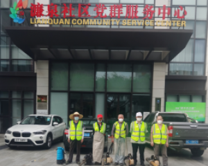 珠海社区街道登革热警戒区消杀现场